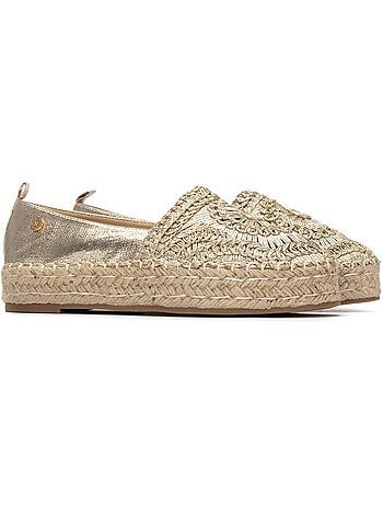 Chaussures femme métallisées