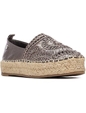 Chaussures femme métallisées
