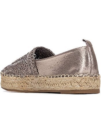 Chaussures femme métallisées
