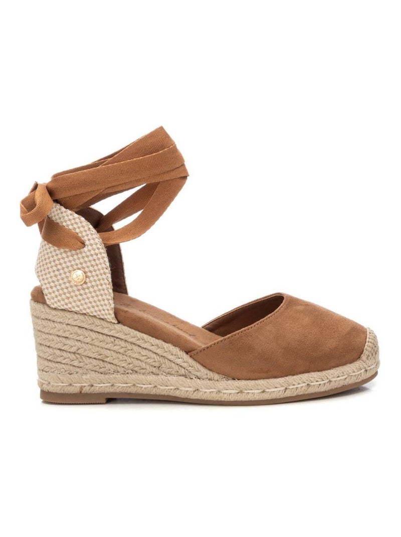 Chaussures habillées à bride cheville et semelle compensée Camel - Kiabi