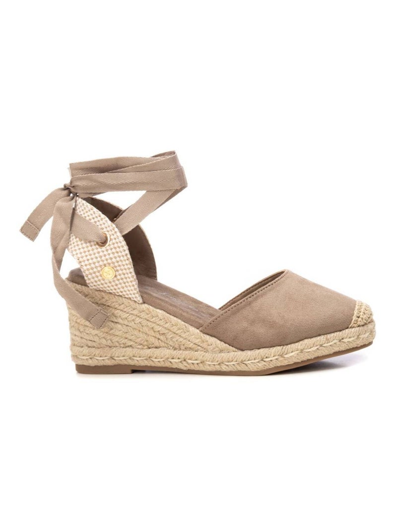 Chaussures habillées à bride cheville et semelle compensée Taupe - Kiabi