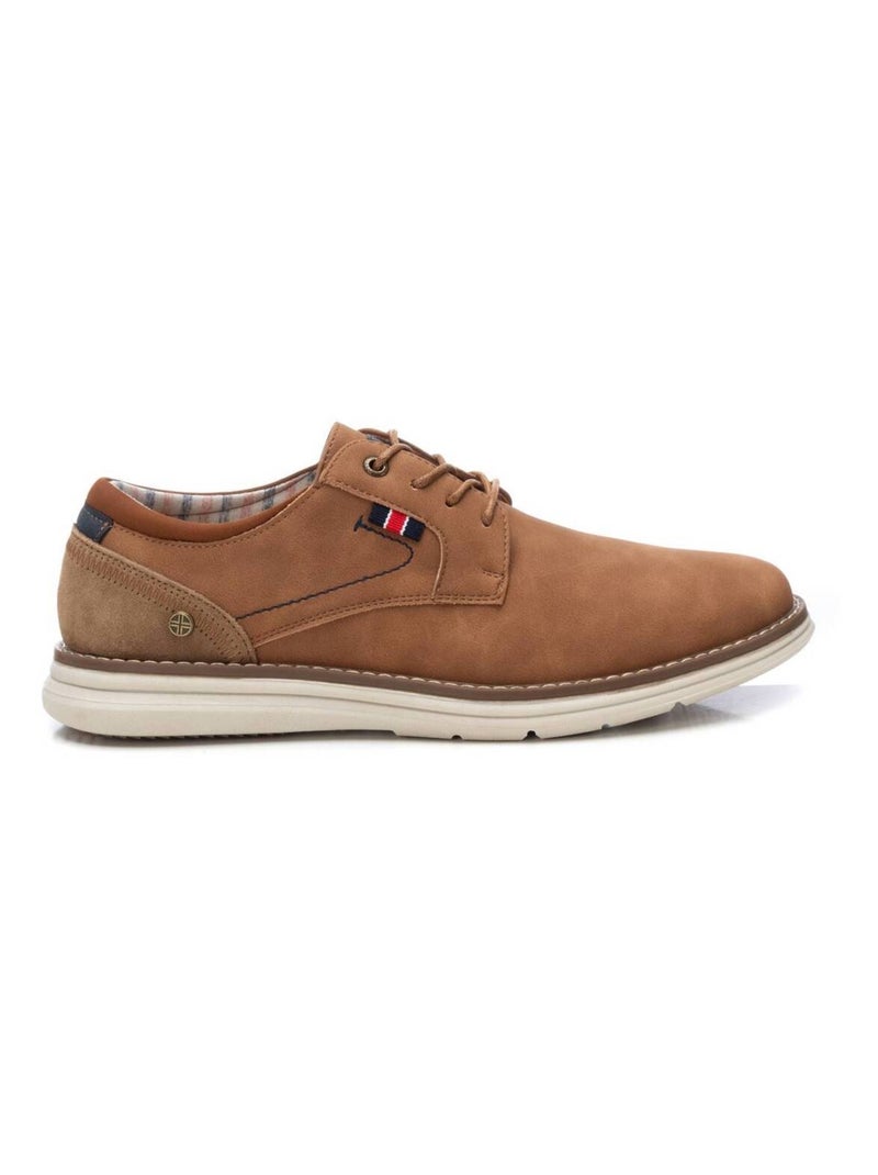 Chaussures habillées basses à lacets Camel - Kiabi