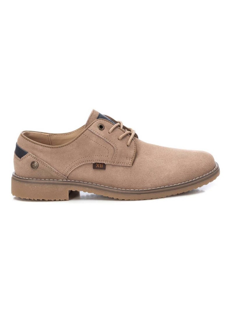Chaussures habillées basses à lacets Taupe - Kiabi