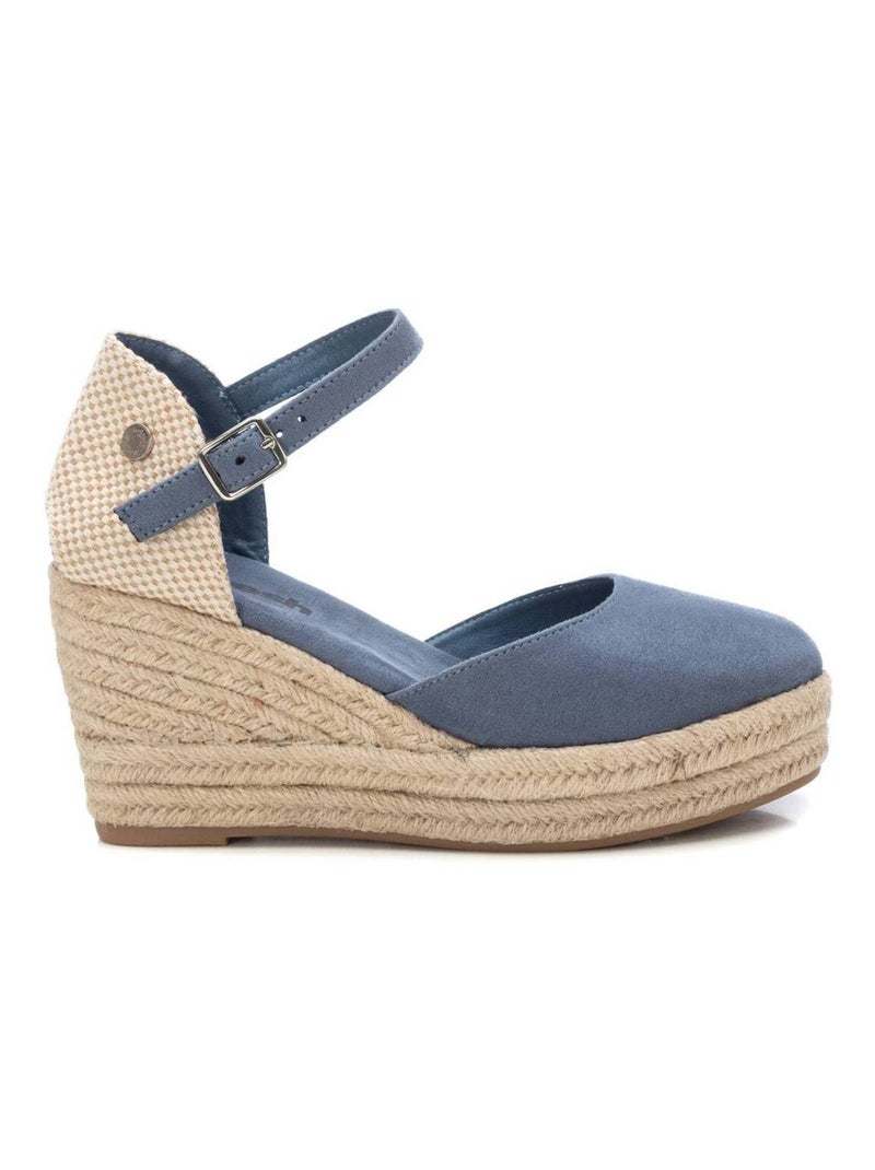 Chaussures habillées montantes à semelle compensée Bleu - Kiabi