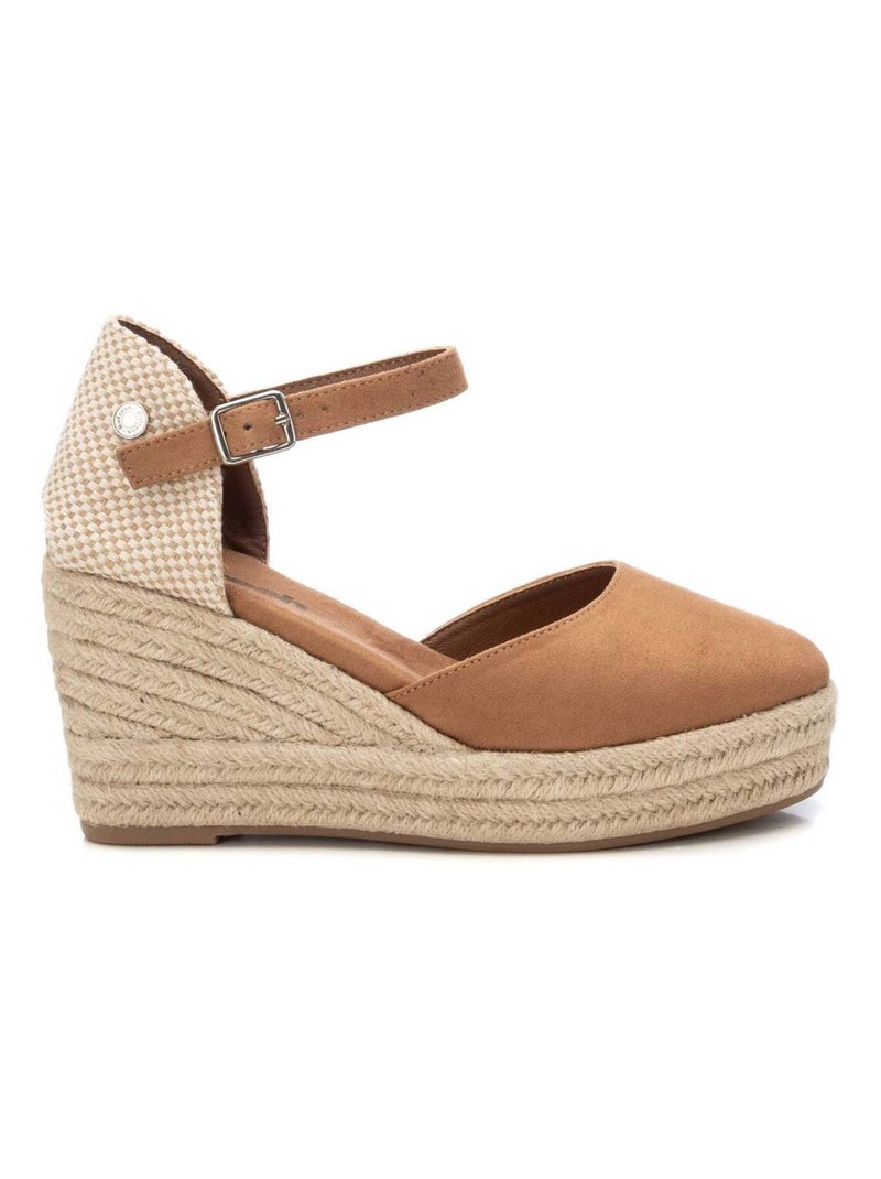 Chaussures habillées montantes à semelle compensée Camel - Kiabi
