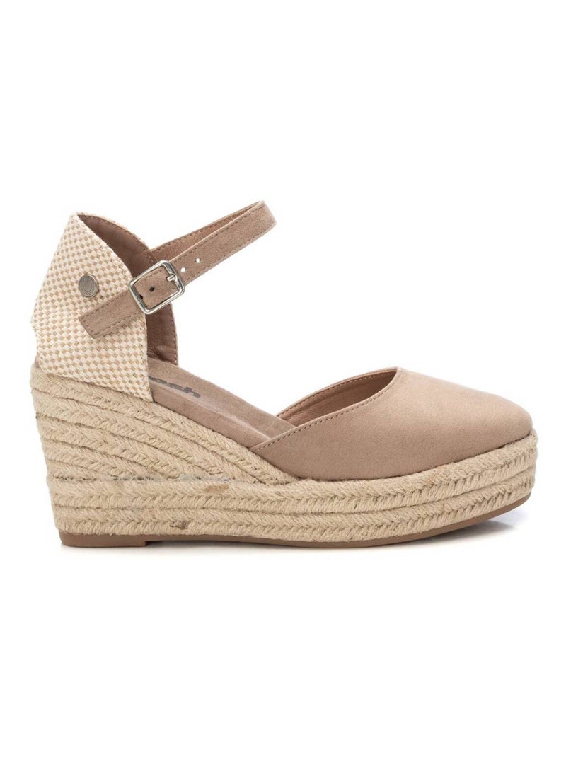 Chaussures habillées montantes à semelle compensée Taupe - Kiabi