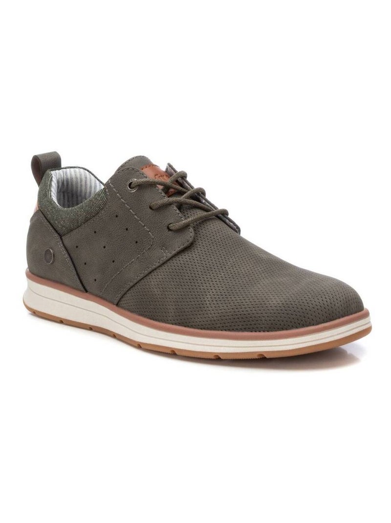 Chaussures homme à lacets Kaki - Kiabi