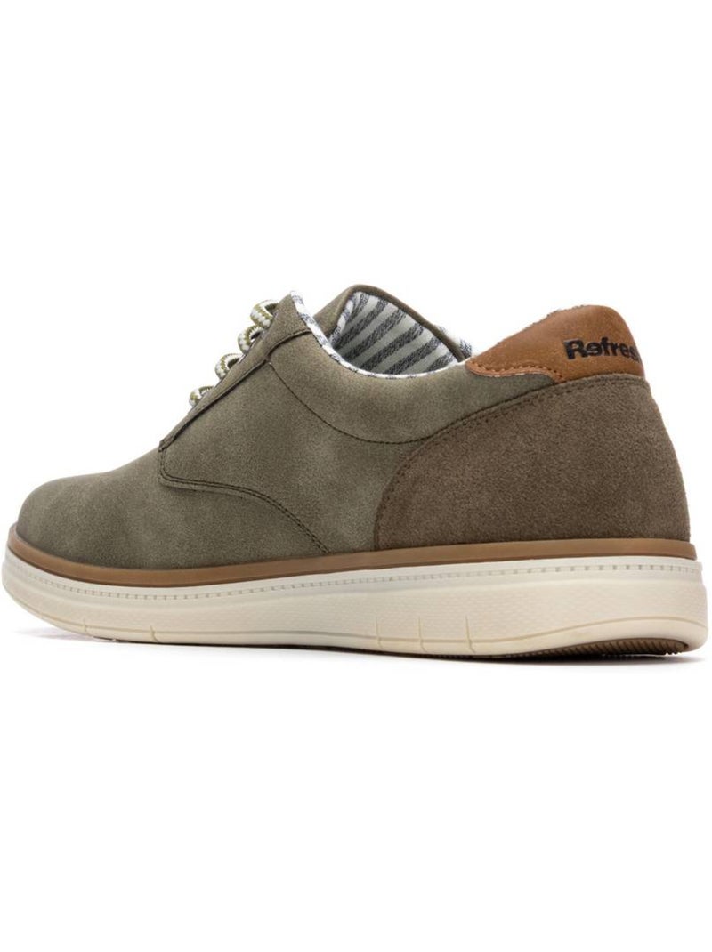Chaussures homme à lacets Kaki - Kiabi