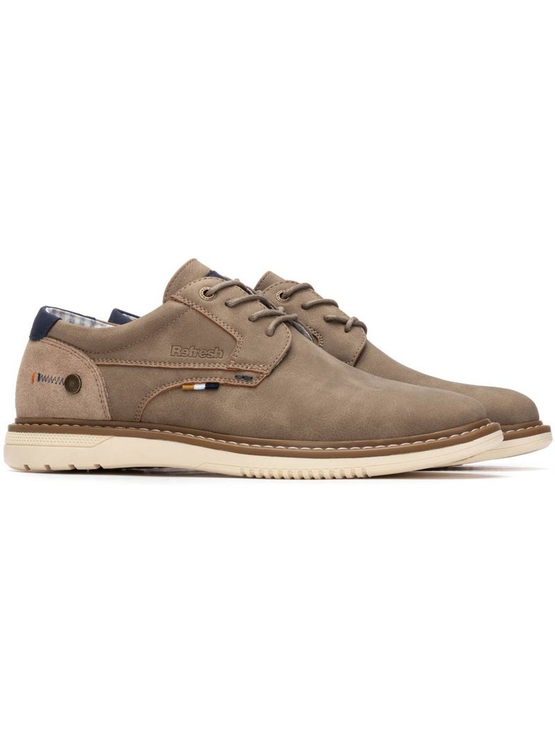 Chaussures homme à lacets Taupe - Kiabi