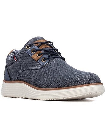 Chaussures homme en toile à lacets