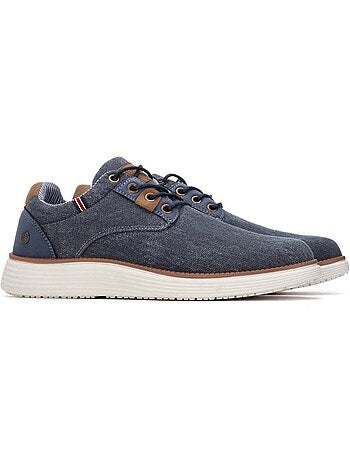 Chaussures homme en toile à lacets
