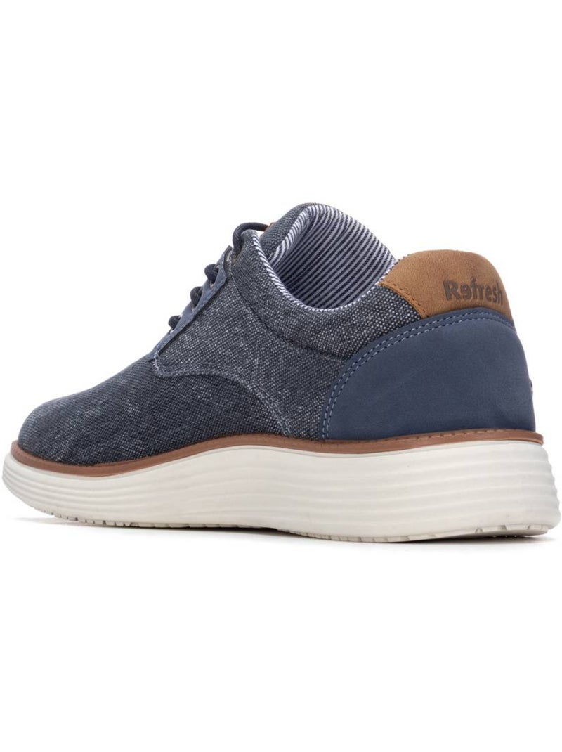 Chaussures homme en toile à lacets Bleu - Kiabi