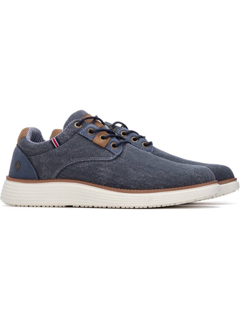 Chaussures homme en toile à lacets Bleu - Kiabi
