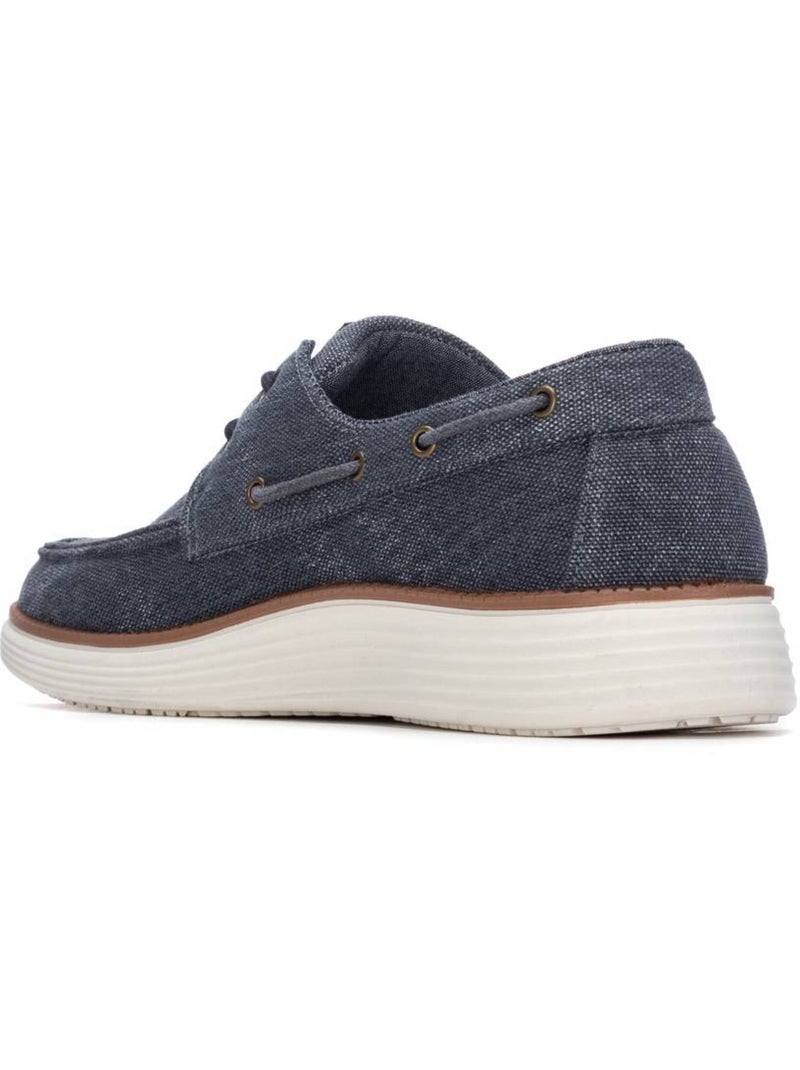 Chaussures homme en toile à lacets Bleu - Kiabi