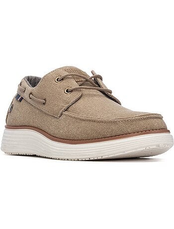 Chaussures homme en toile à lacets