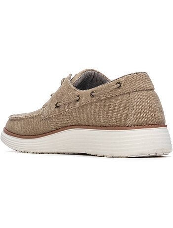 Chaussures homme en toile à lacets