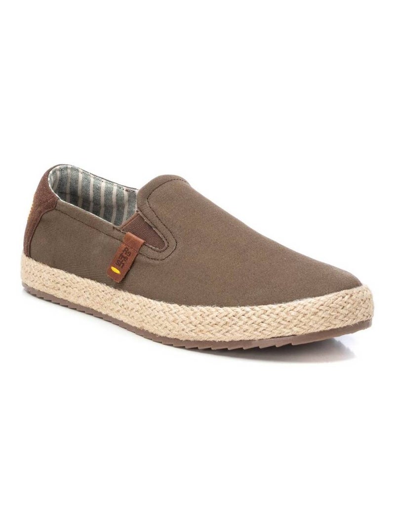Chaussures homme en toile Kaki - Kiabi