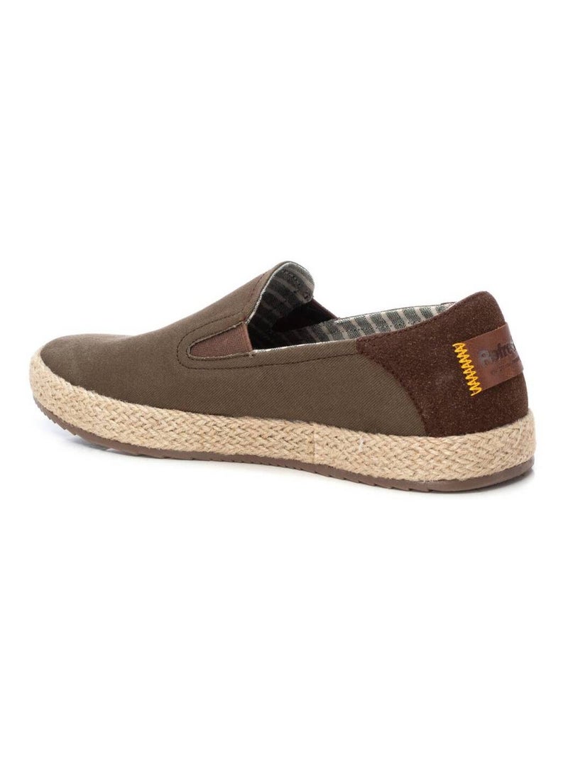 Chaussures homme en toile Kaki - Kiabi