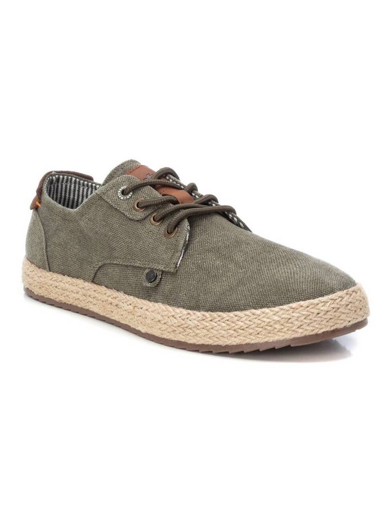 Chaussures homme en toile Kaki - Kiabi