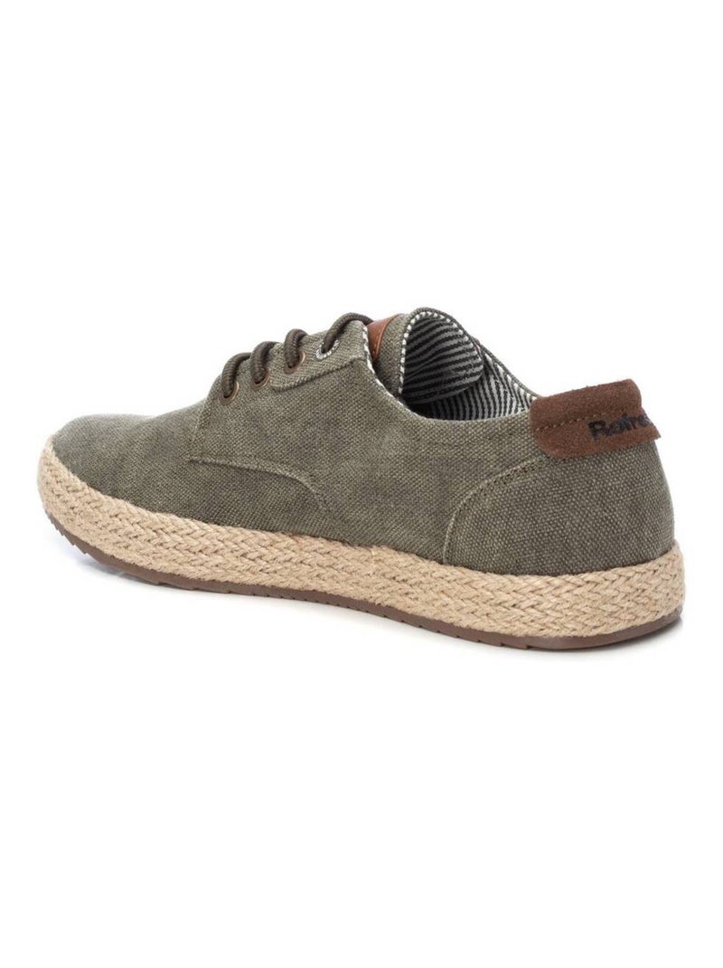 Chaussures homme en toile Kaki - Kiabi