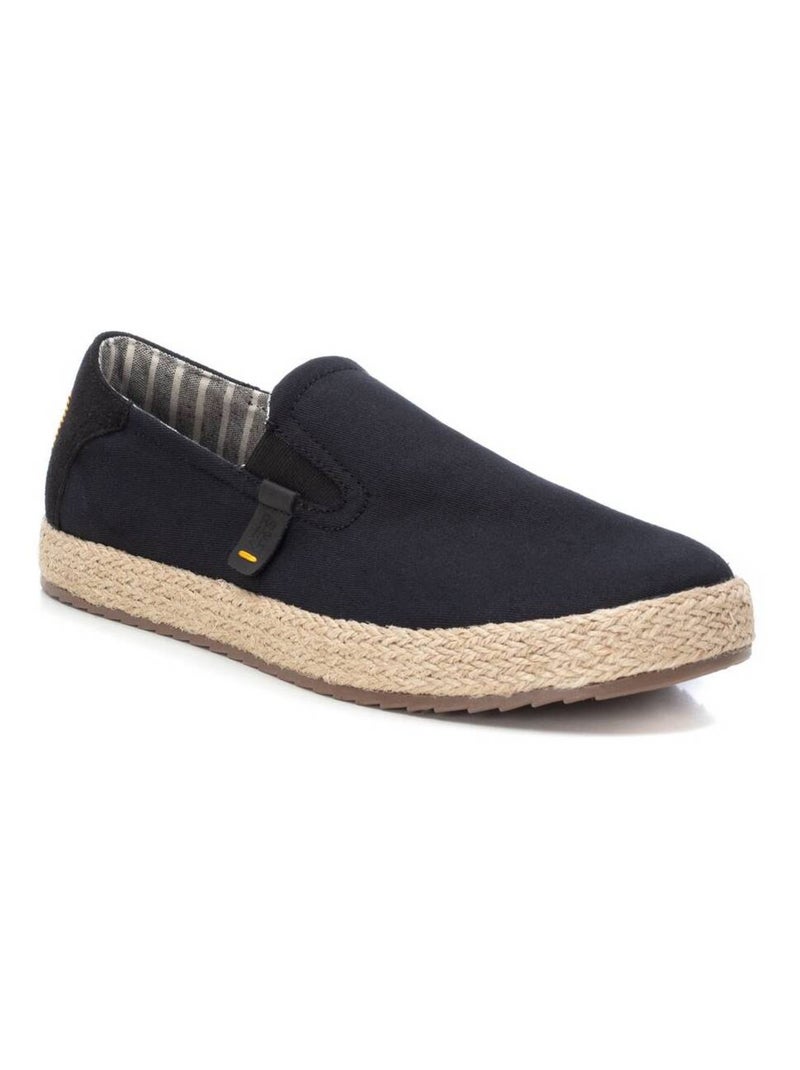 Chaussures homme en toile Noir - Kiabi