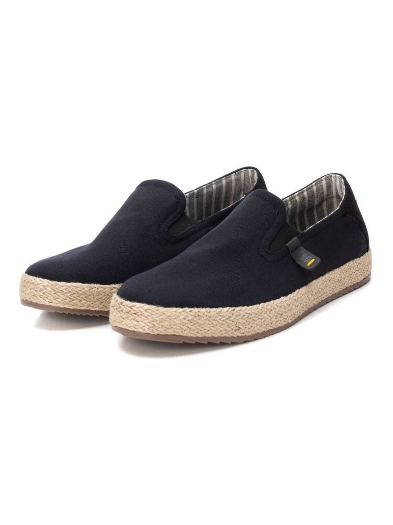 Chaussures homme en toile Noir - Kiabi