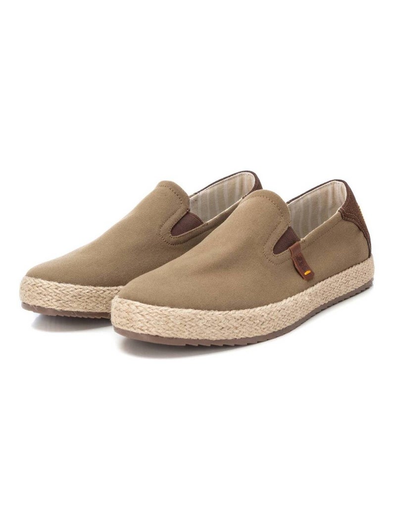 Chaussures homme en toile Taupe - Kiabi