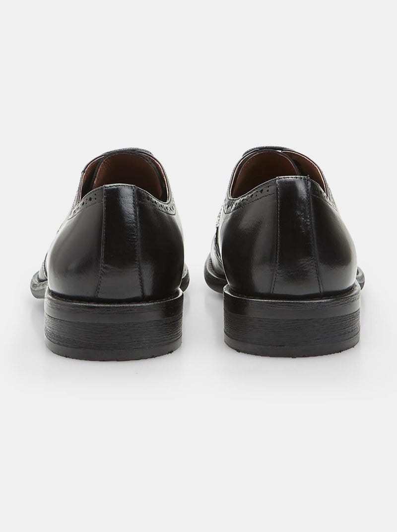 Chaussures Hommes BATA 24H à lacets et velcro Noir - Kiabi