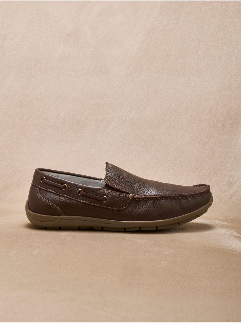 Chaussures hommes élastiques d'aisance - PEDICONFORT Marron - Kiabi