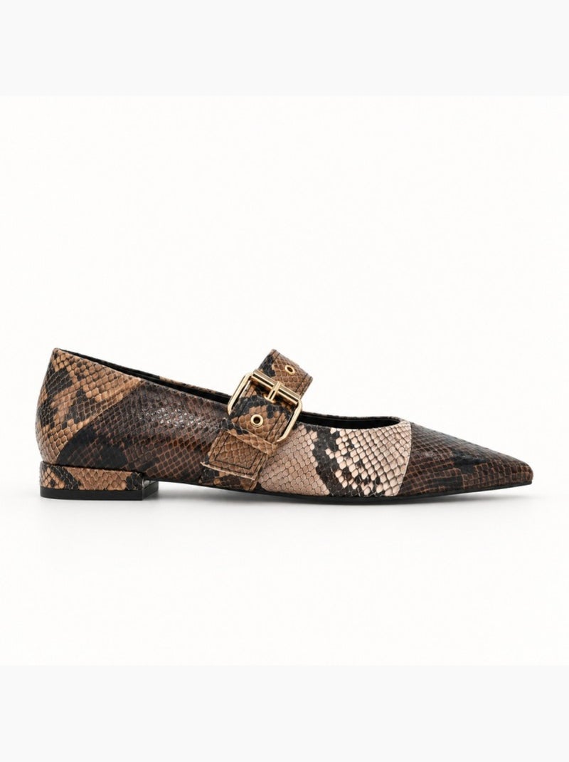 Chaussures matériau synthétique montevita Marron - Kiabi
