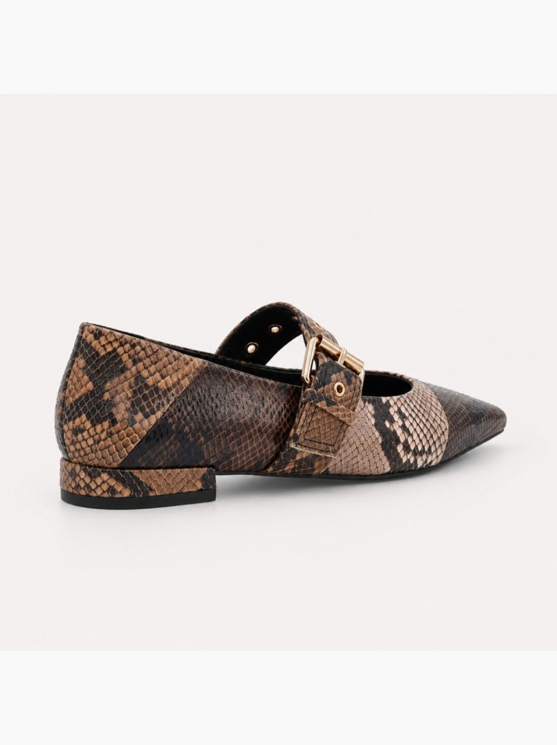 Chaussures matériau synthétique montevita Marron - Kiabi