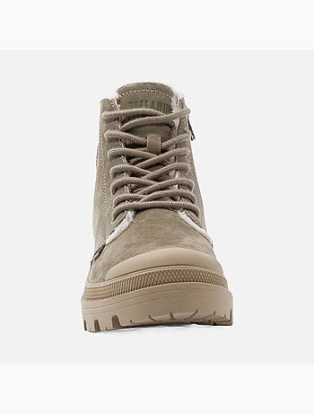 Chaussures Montante à Fermeture Éclair Pour Femme Pallabase Nubuck ZIP WL