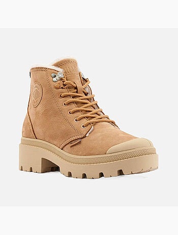 Chaussures Montante à Fermeture Éclair Pour Femme Pallabase Nubuck ZIP WL