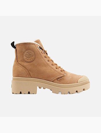Chaussures Montante à Fermeture Éclair Pour Femme Pallabase Nubuck ZIP WL
