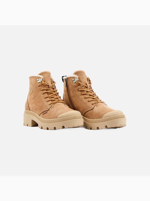 Chaussures Montante à Fermeture Éclair Pour Femme Pallabase Nubuck ZIP WL - Kiabi Chaussures Montante à Fermeture Éclair Pour Femme Pallabase Nubuck ZIP WL - Kiabi