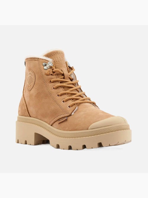 Chaussures Montante à Fermeture Éclair Pour Femme Pallabase Nubuck ZIP WL - Kiabi Chaussures Montante à Fermeture Éclair Pour Femme Pallabase Nubuck ZIP WL - Kiabi
