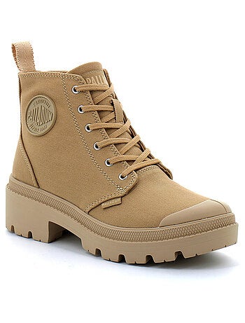Chaussures Montante Pour Femme à Fermeture Eclair Pallabase Twill