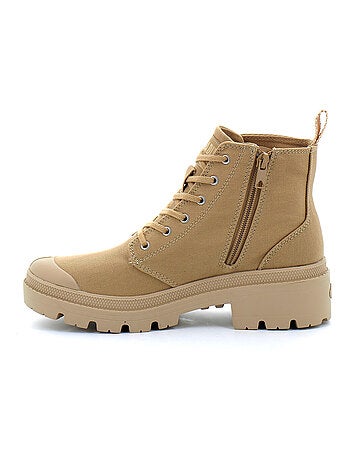 Chaussures Montante Pour Femme à Fermeture Eclair Pallabase Twill