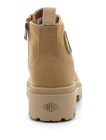 Chaussures Montante Pour Femme à Fermeture Eclair Pallabase Twill