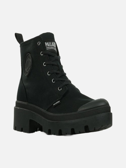 Chaussures Montante Pour Femme à Fermeture Eclair Pallabase Twill - Kiabi Chaussures Montante Pour Femme à Fermeture Eclair Pallabase Twill - Kiabi