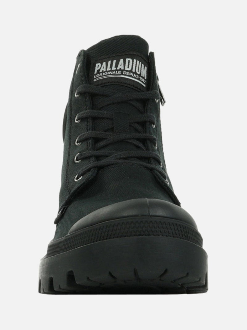 Chaussures Montante Pour Femme à Fermeture Eclair Pallabase Twill Noir - Kiabi