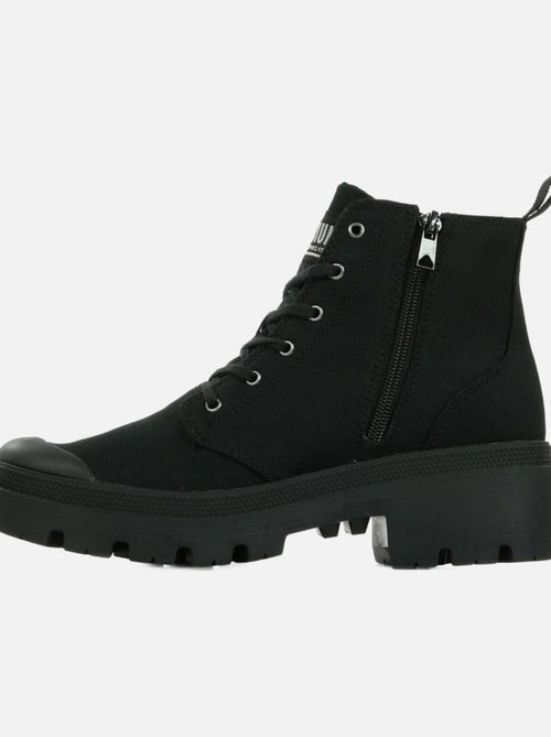 Chaussures Montante Pour Femme à Fermeture Eclair Pallabase Twill - Kiabi Chaussures Montante Pour Femme à Fermeture Eclair Pallabase Twill - Kiabi