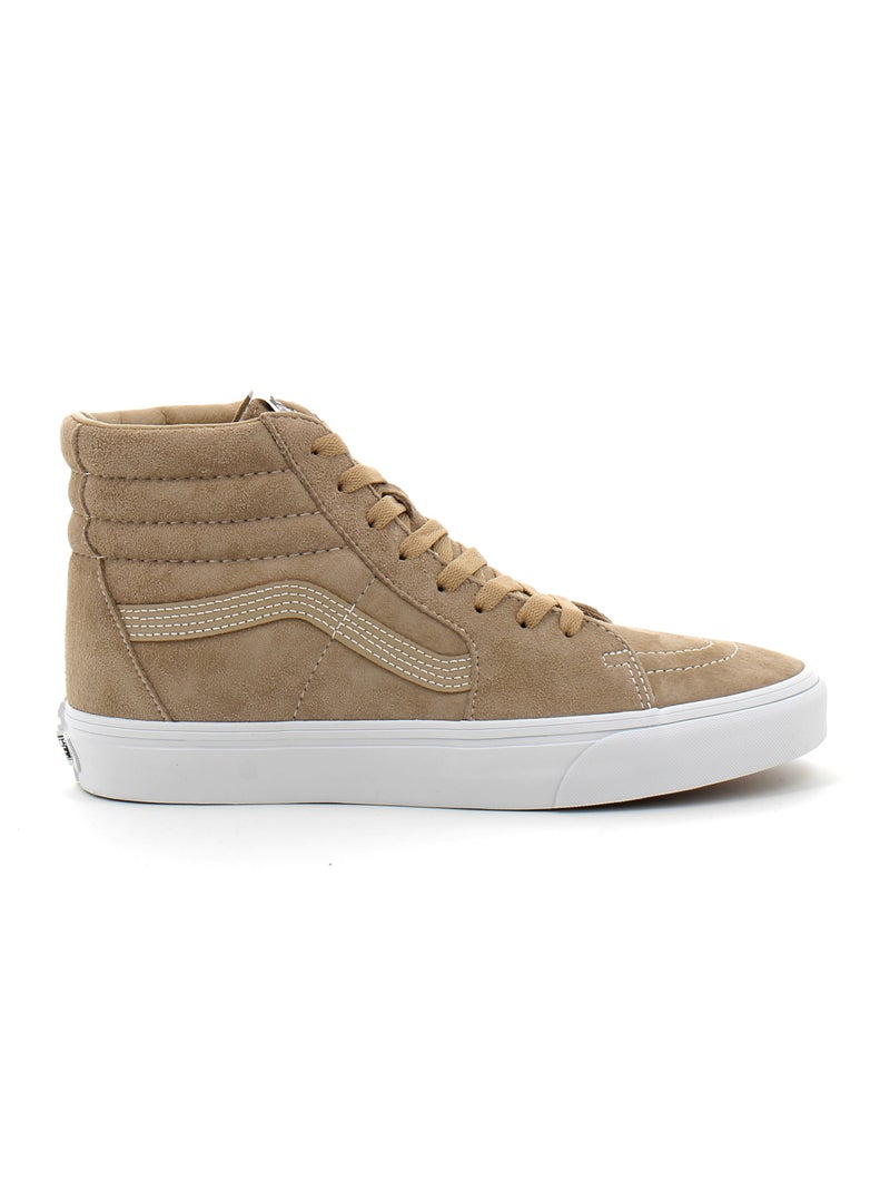 Chaussures Montantes à Lacets Pour Adulte en Daim Sk8-hi Beige - Kiabi