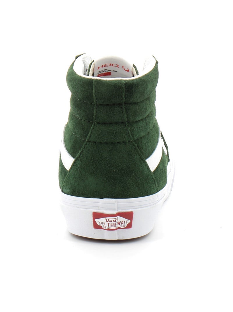 Chaussures Montantes à Lacets Pour Adulte en Daim Sk8-hi Vert - Kiabi