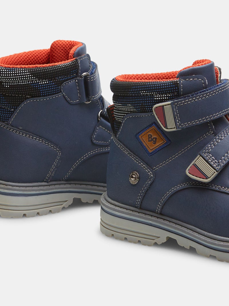 Chaussures montantes avec bandes velcro BATA Bleu - Kiabi