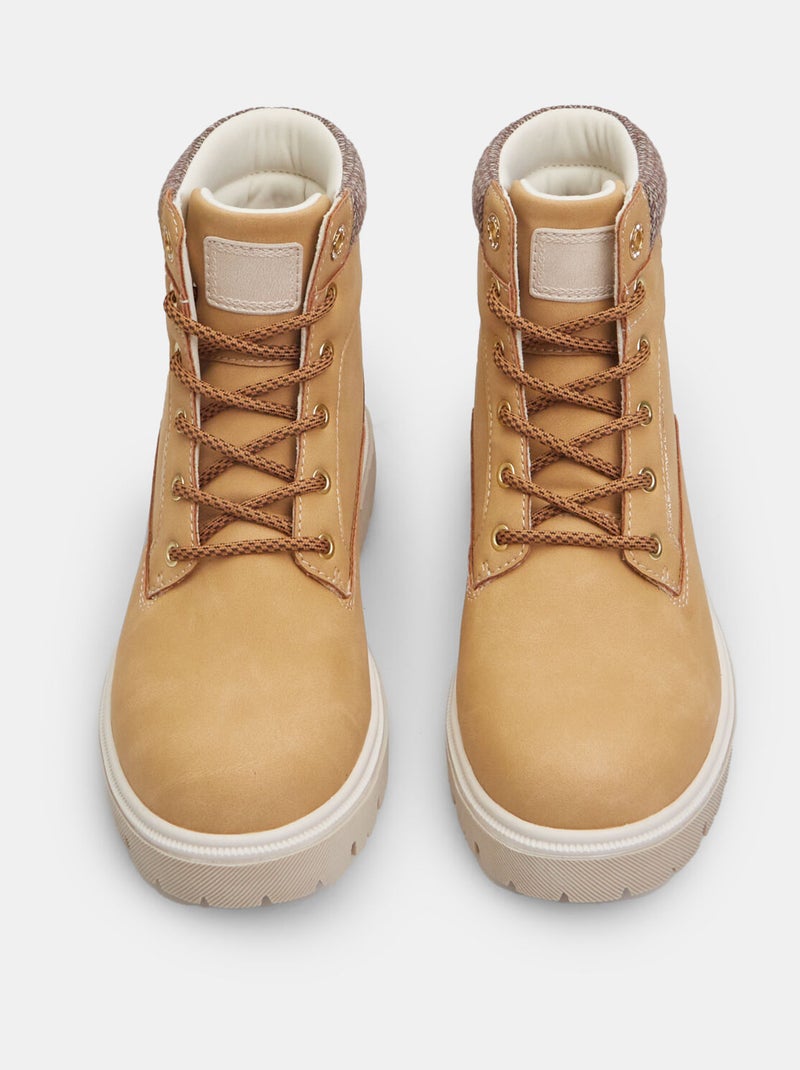 Chaussures montantes BATA Jaune - Kiabi