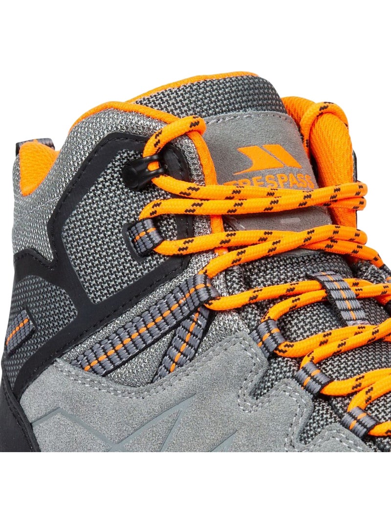 Chaussures montantes de marche en daim caelan - trespass Gris - Kiabi
