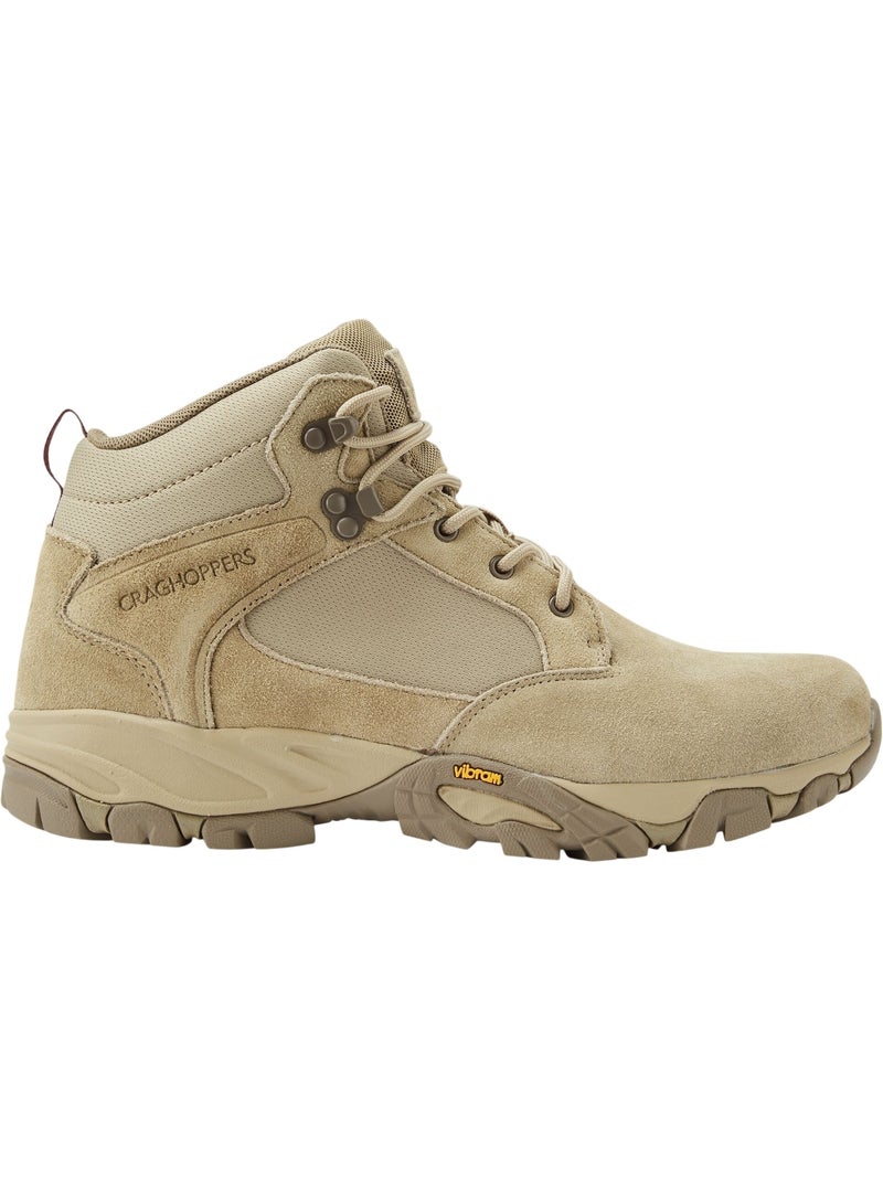 Chaussures montantes de marche en daim salado desert mid - craghoppers Beige - Kiabi