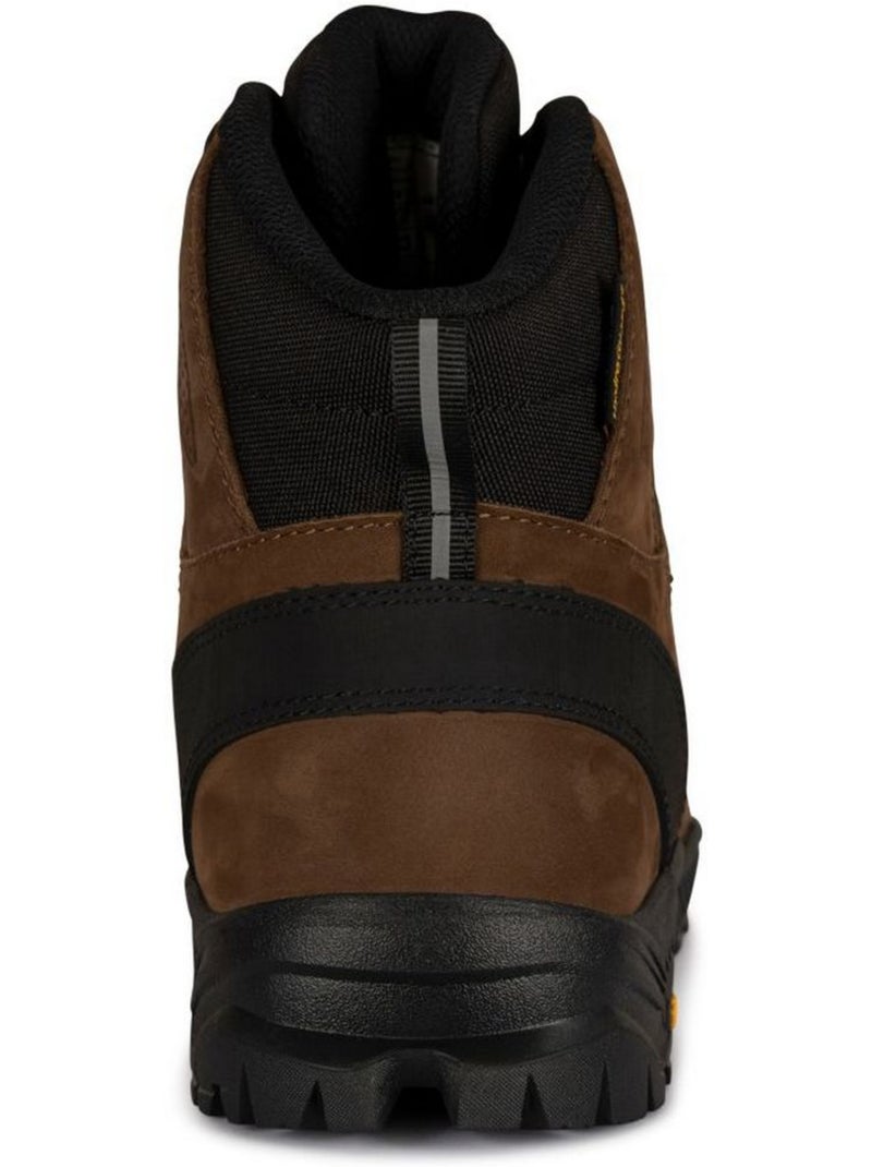 Chaussures montantes de randonnée en cuir corrie - trespass Marron - Kiabi
