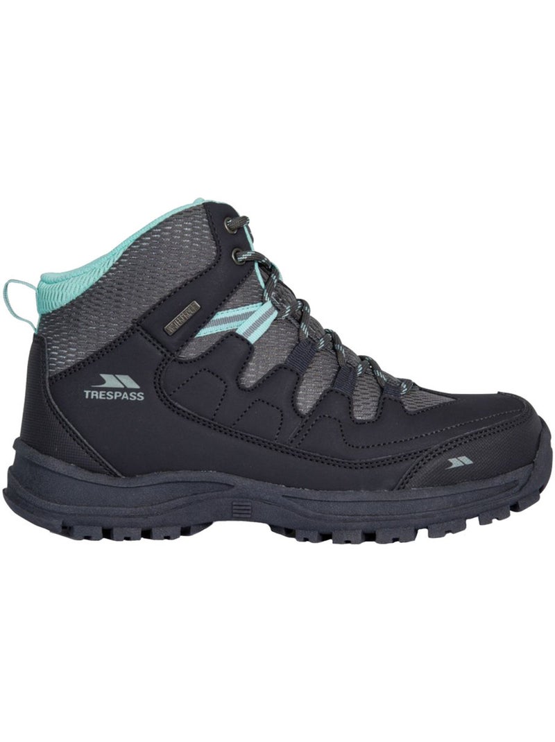 Chaussures montantes de randonnée imperméables mitzi - trespass Gris Gris anthracite - Kiabi
